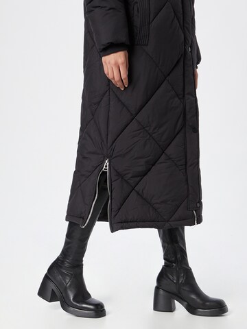 Nasty Gal Winter coat in Black