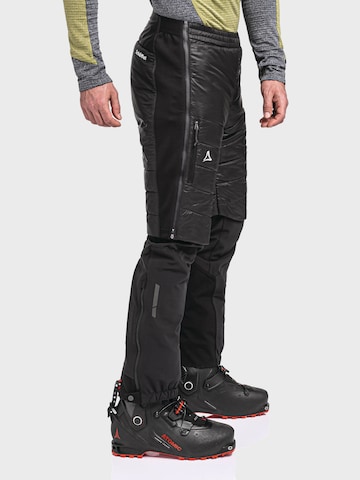 Regular Pantalon outdoor 'Schlern' Schöffel en noir