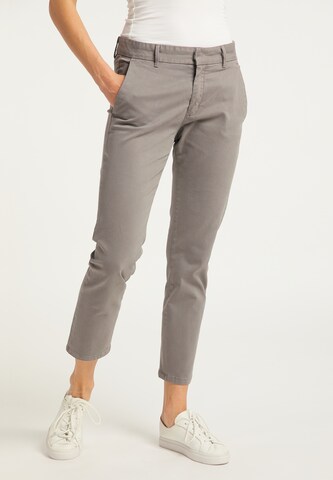 Coupe slim Pantalon DreiMaster Vintage en gris : devant