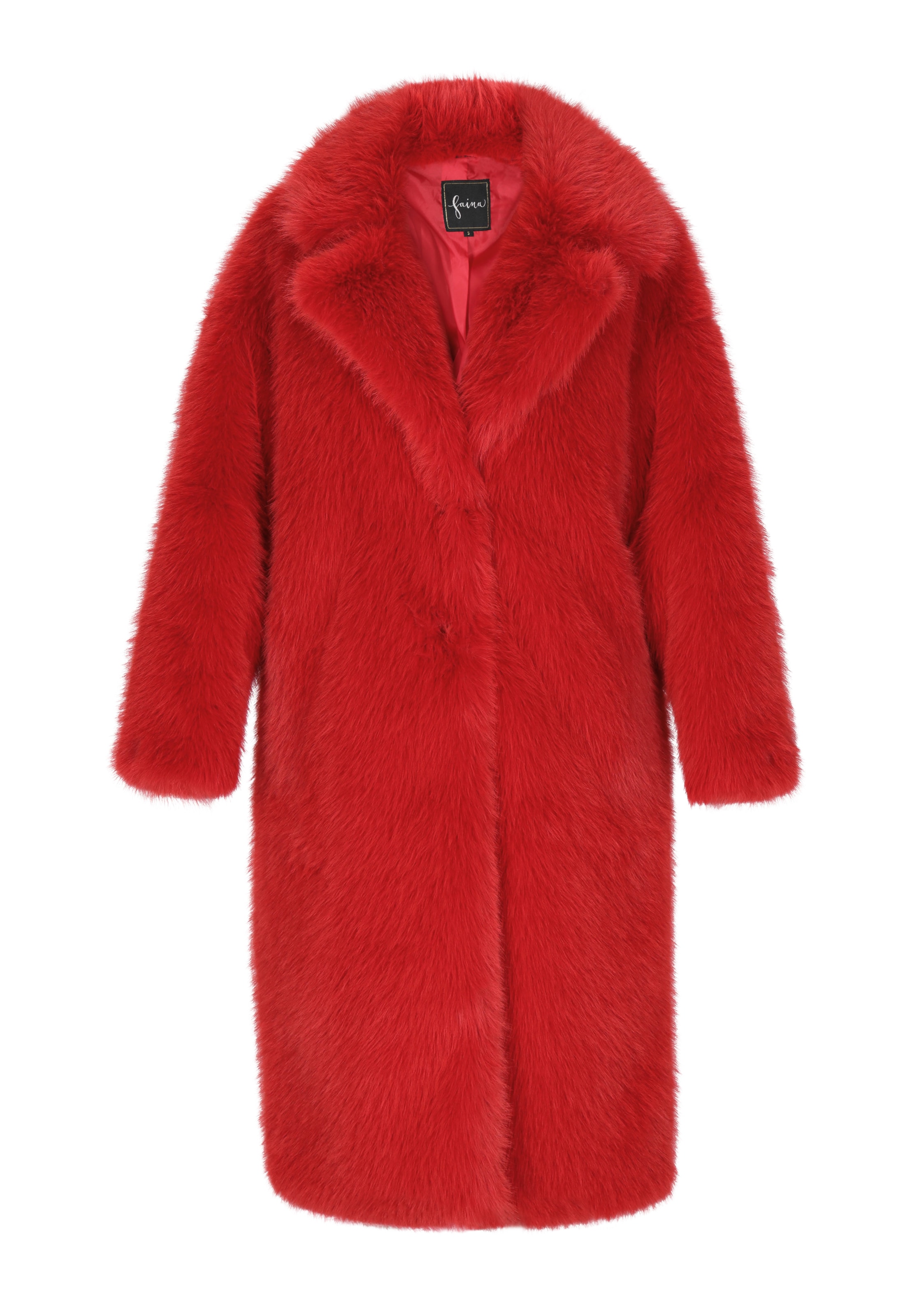 faina Zimný kabát - Červená: predná strana