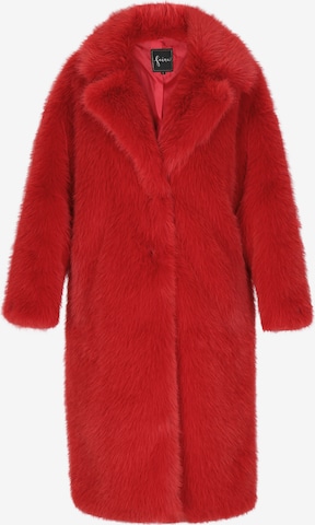 raudona faina Žieminis paltas: priekis