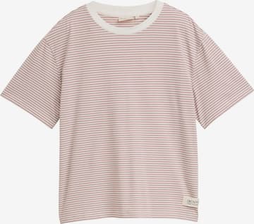 T-shirt TOM TAILOR DENIM en rose : devant