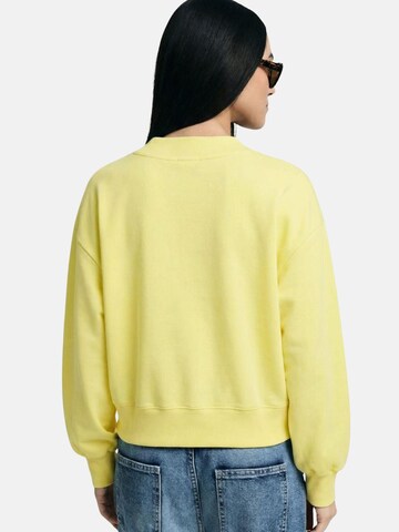 PLEASE Sweater 'PLEASE FELPA FELPA' in Yellow