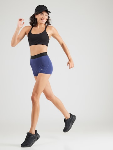 MIZUNO - Skinny Calças de desporto 'Core Impulse' em azul