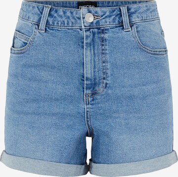 PIECES Regular Jeans 'Pacy' in Blue: front