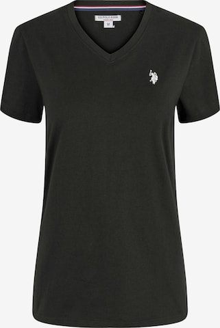 U.S. POLO ASSN. Top in Zwart: voorkant