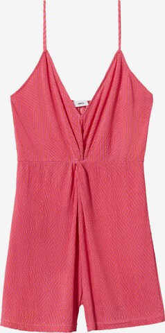 MANGO Jumpsuit 'SOLIS' in Roze: voorkant