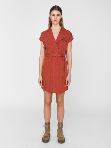 Robe-chemise Noisy may en marron