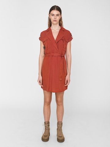Noisy may Shirt Dress in Brown