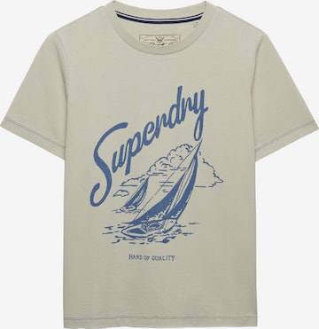 T-shirt 'Heritage Hamptons' Superdry & Co en vert : devant