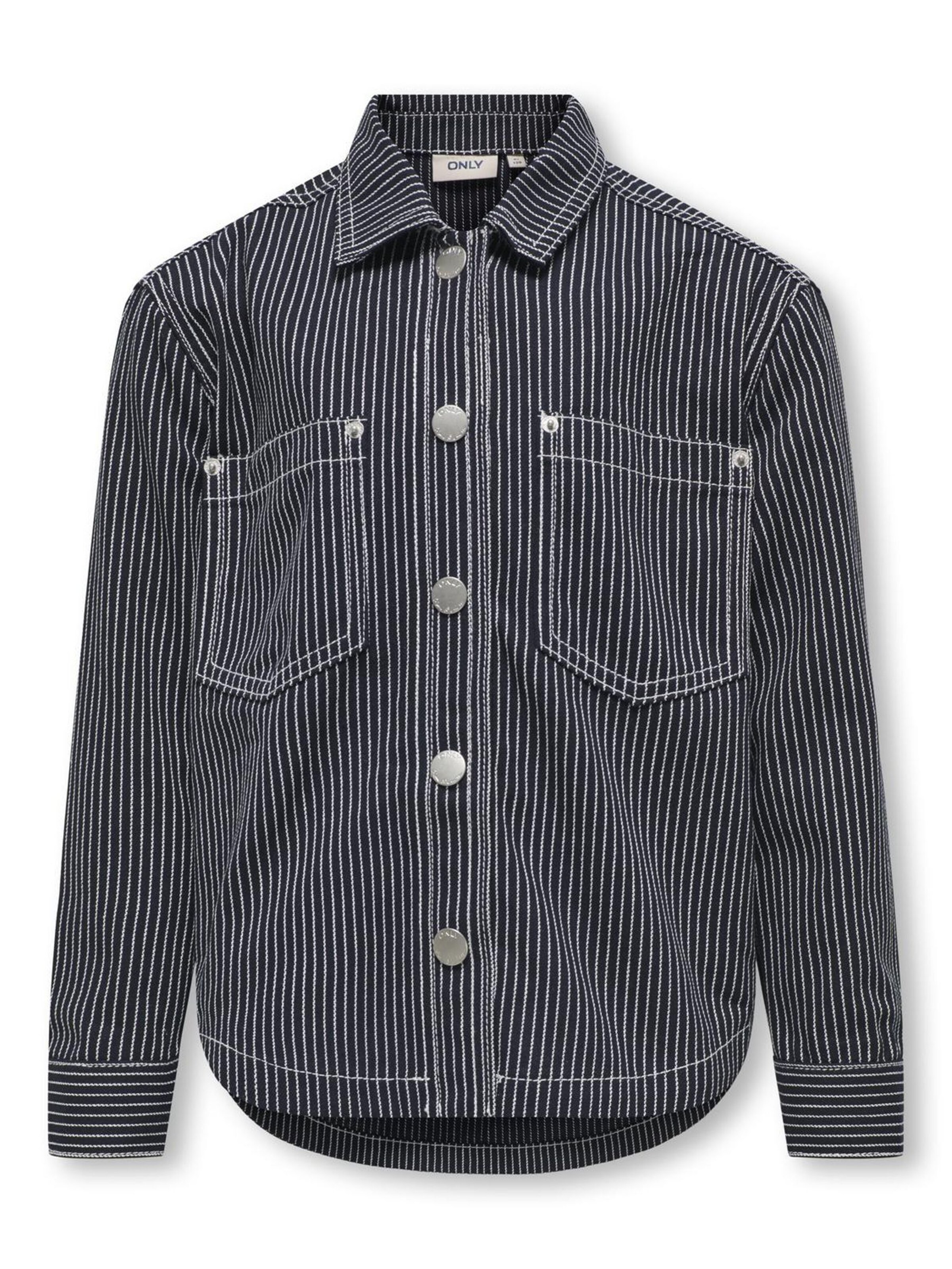 ONLY GIRLS Comfort Fit Skjorte i grå: forside