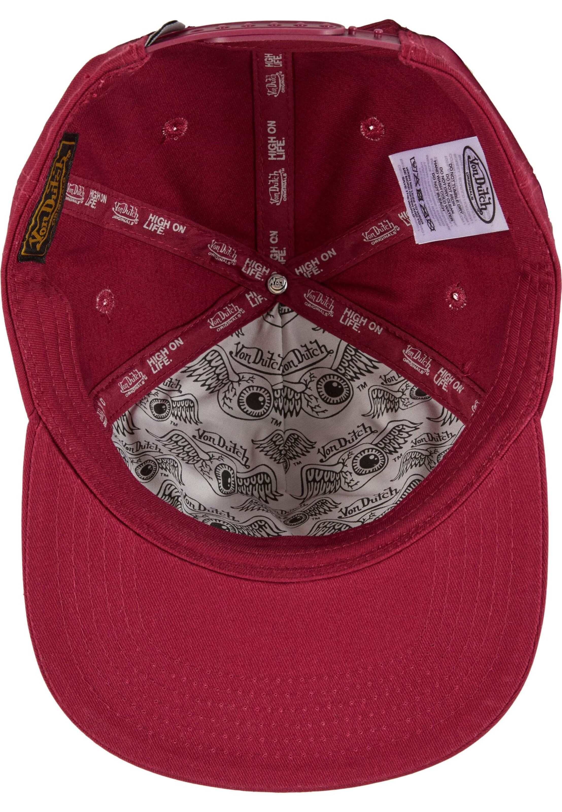 Cappello da baseball 'Unstr Sb Utica' di Von Dutch Originals in rosso