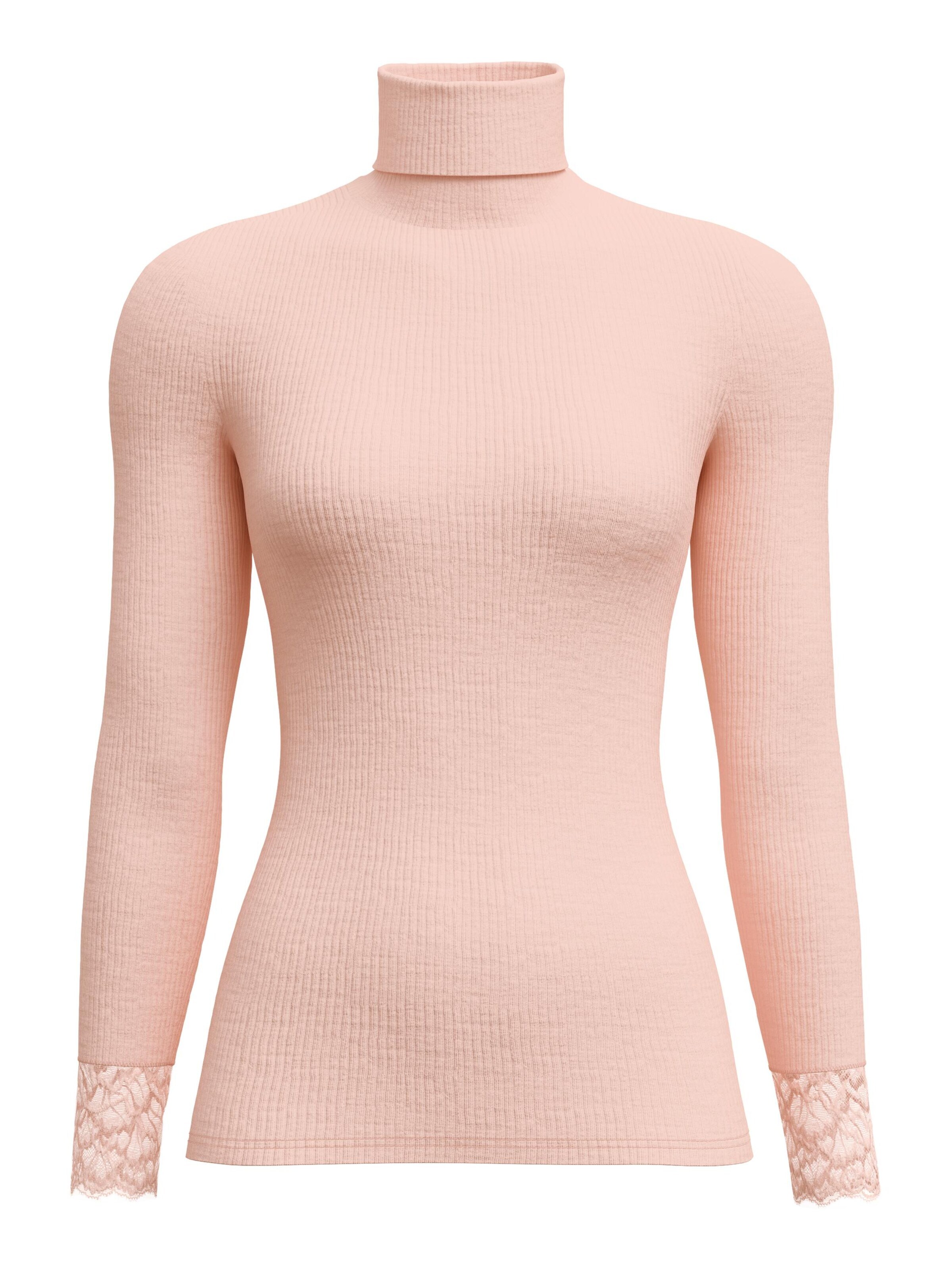 CALIDA Onderhemd 'Silky Wool Joy' in Roze: voorkant
