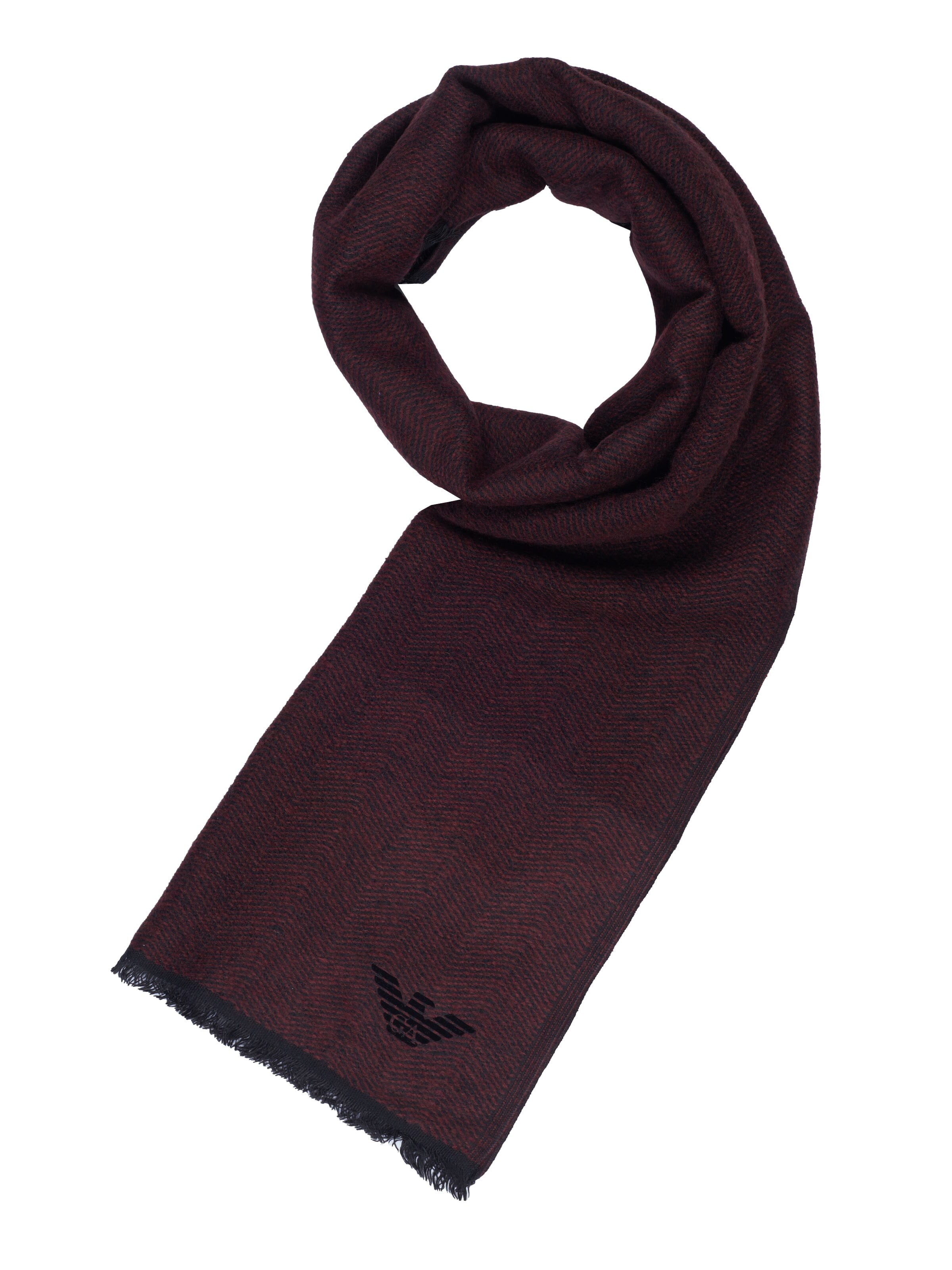 ARMANI Scarf 'Emporio' in One Size in Bordeaux, Item view