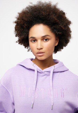 MUSTANG Sweatshirt in Purple