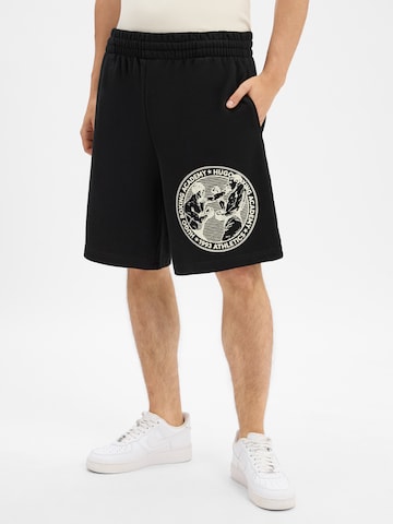 HUGO Regular Broek ' Dubox ' in Zwart: voorkant