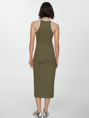 Rochie 'TINI' de la MANGO pe verde