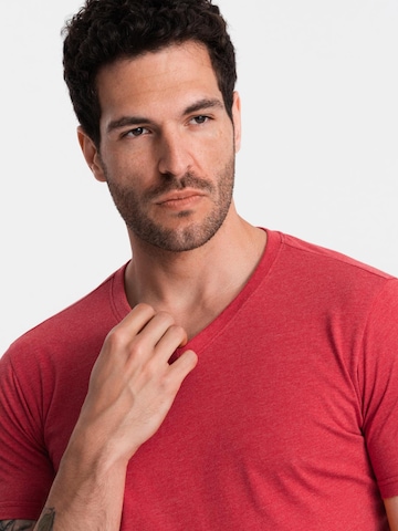 Ombre Shirt in Rood