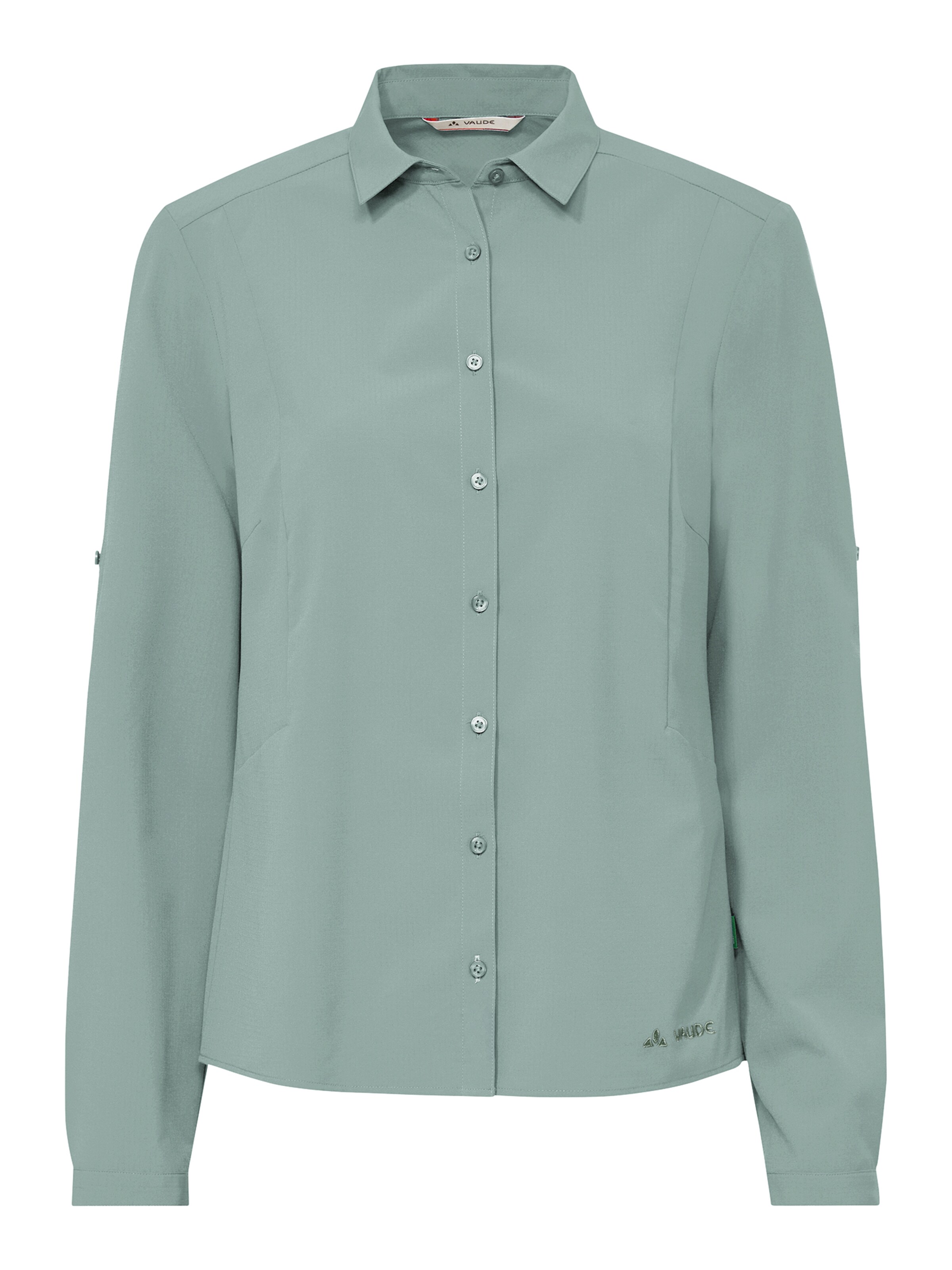 VAUDE Multifunctionele blouse 'Rosemoor' in Groen: voorkant