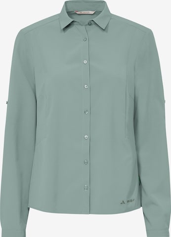 VAUDE Multifunctionele blouse 'Rosemoor' in Groen: voorkant