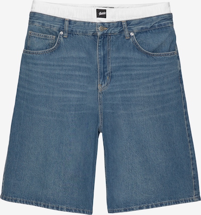 Pull&Bear Traperice u plavi traper / bijela, Pregled proizvoda