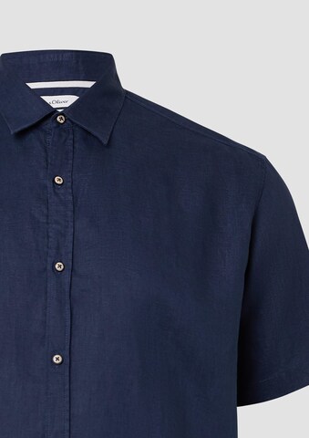 Fit confort Chemise s.Oliver en bleu