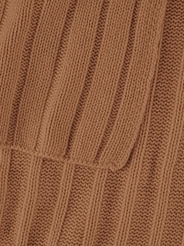 FALKE Scarf 'Pure Cashmere' in Brown: front