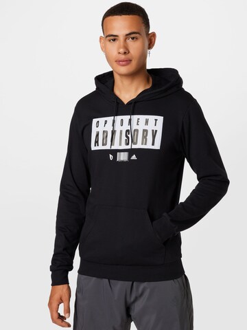 ADIDAS SPORTSWEAR Athletic Sweatshirt 'ADVIS' in Black: front