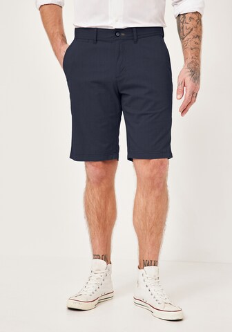 REDPOINT Slimfit Shorts in Blau: Vorderseite