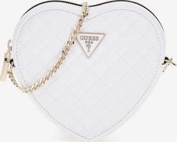 GUESS Crossbody Bag in White: front