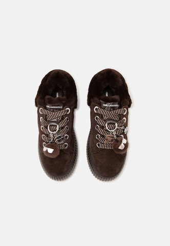 Baskets basses Karl Lagerfeld en marron