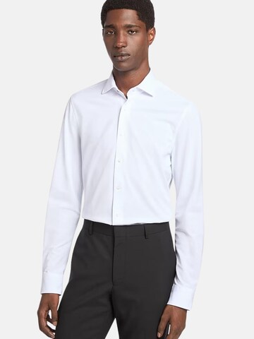 Michael Kors - Camiseta 'MICHAEL KORS PERFORMANCE KNIT SLIM FIT CAMICIA' en blanco
