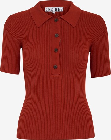DESIRES Sweater 'Geisha' in Red: front