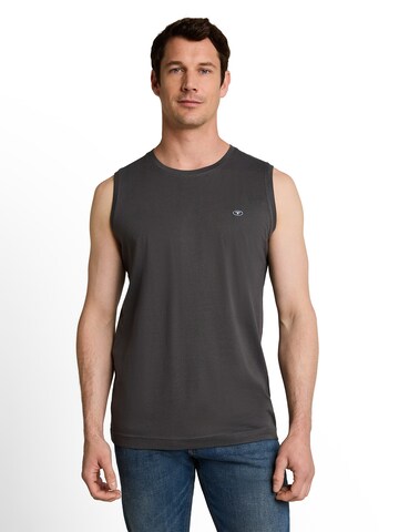 T-Shirt TOM TAILOR en gris : devant