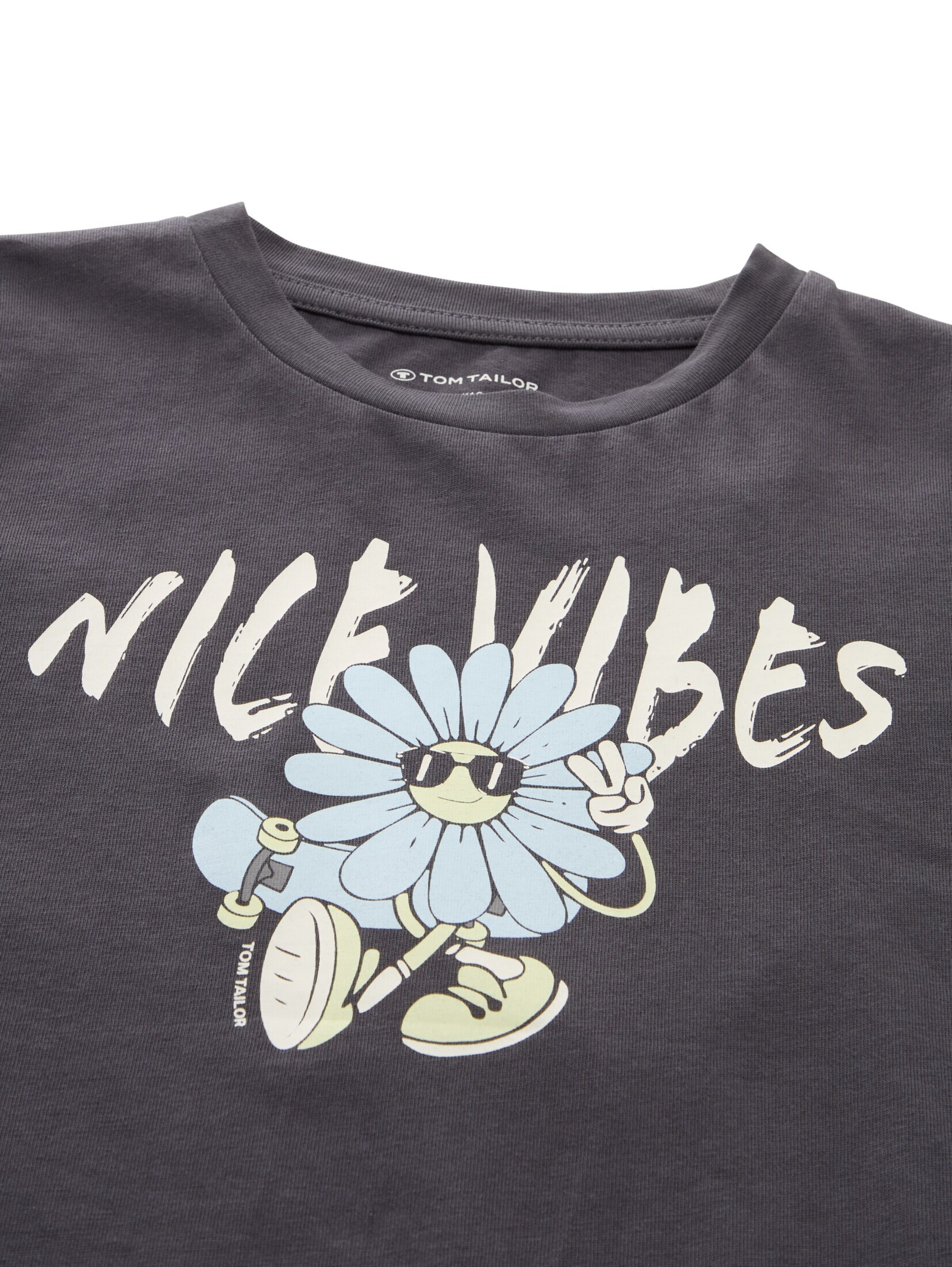 TOM TAILOR Shirt in Grey