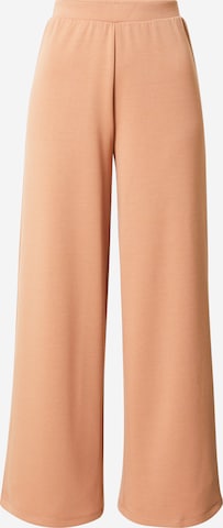 Wide Leg Pantalon 'SCARLET' ONLY en marron : devant