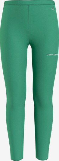 Calvin Klein Jeans Leggings in grün / weiß, Produktansicht
