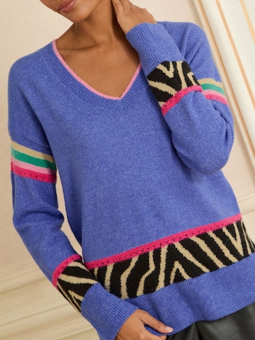 love & roses Pullover i blå