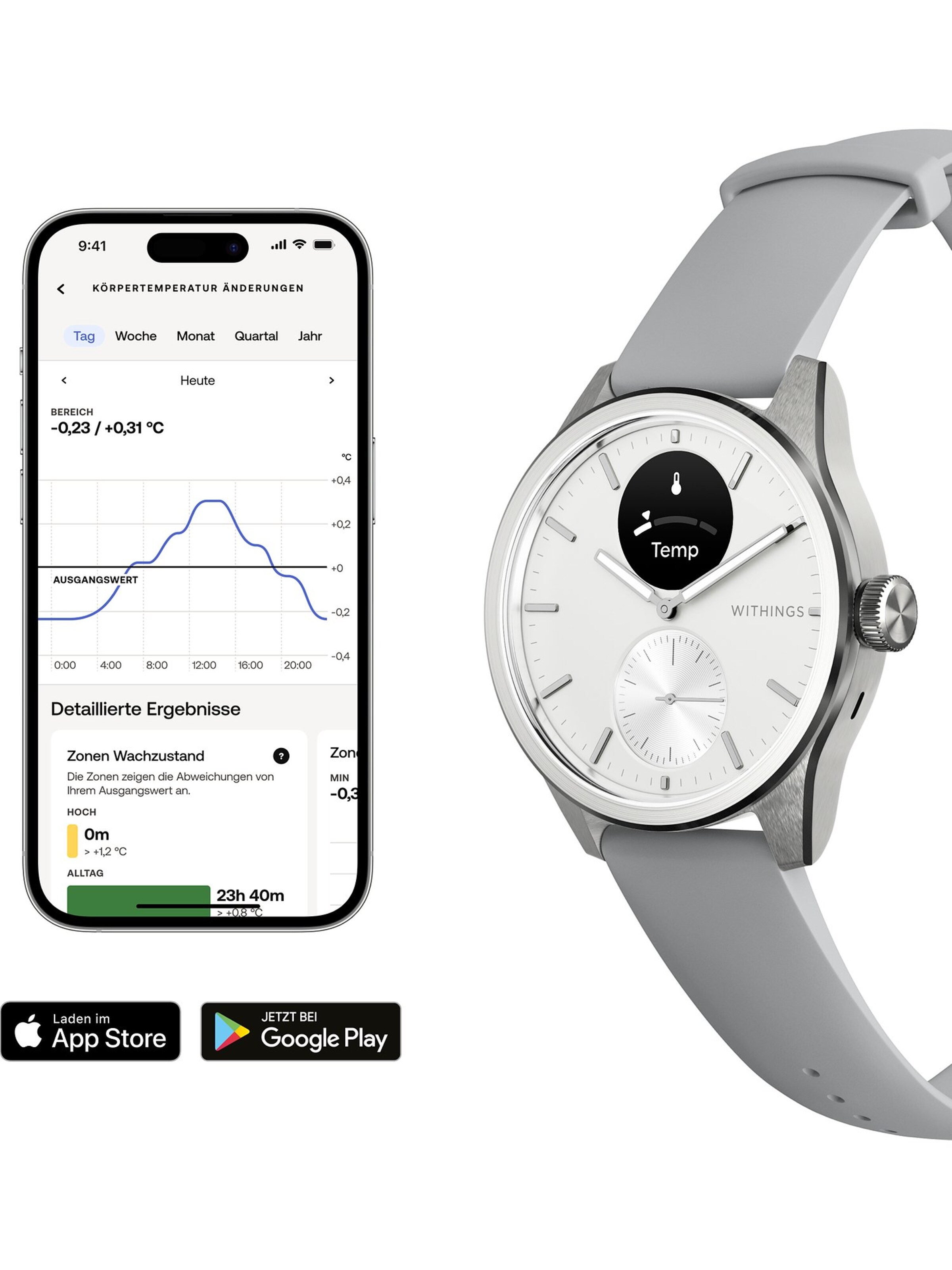 Withings Analog Watch in Silver
