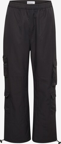 Loosefit Pantalon cargo 'Jamie' KAREN BY SIMONSEN en noir : devant