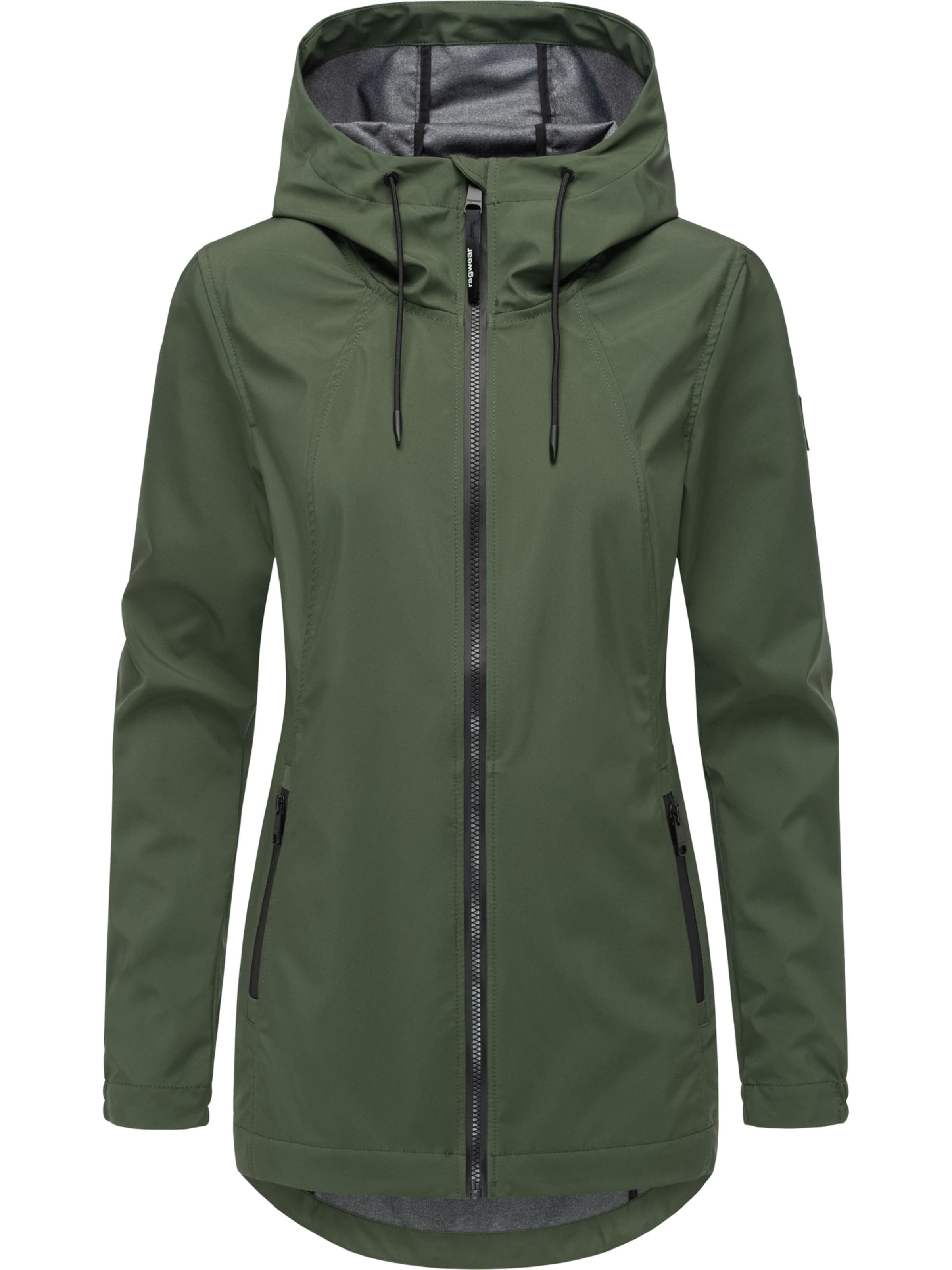 Ragwear Funkční bunda – zelená: přední strana