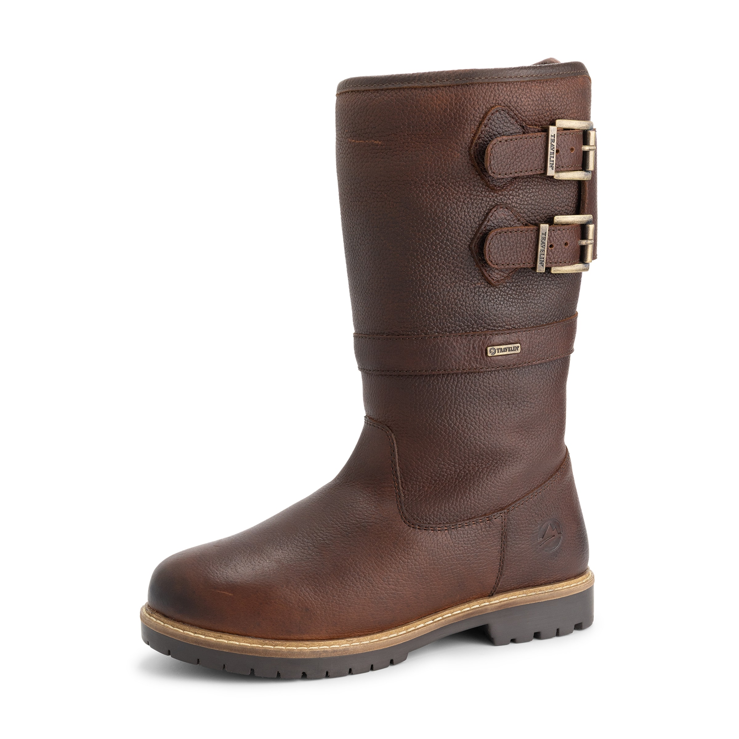 Travelin Laarzen 'Dawson' in Bruin: voorkant