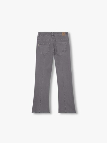 Scalpers Flared Trousers in Grey