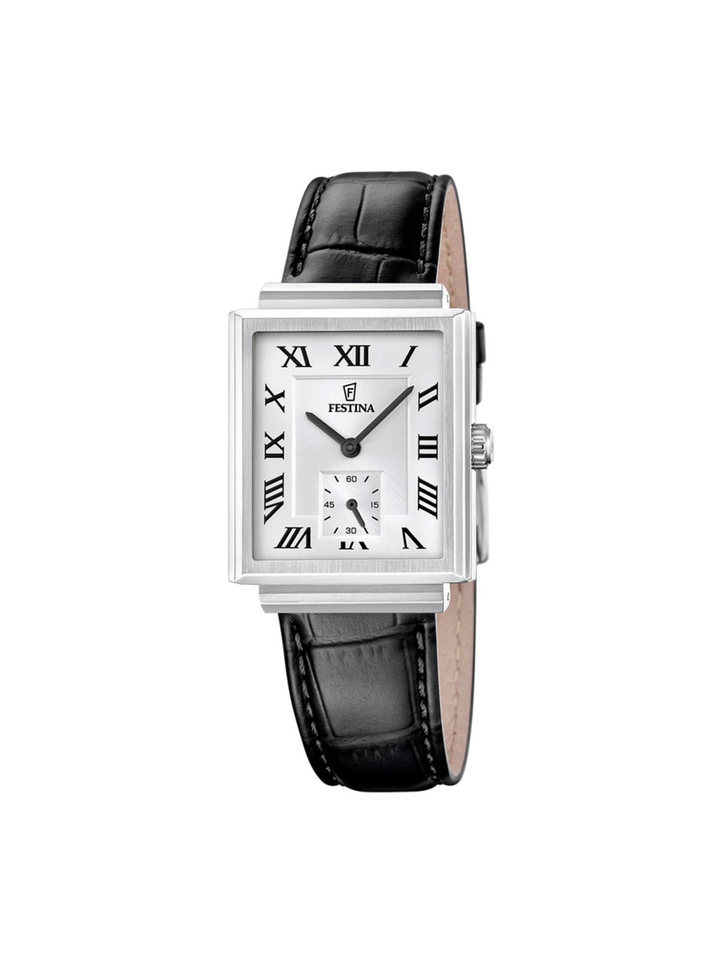 Montre à affichage analogique 'Watch On The Square' FESTINA en argent : devant