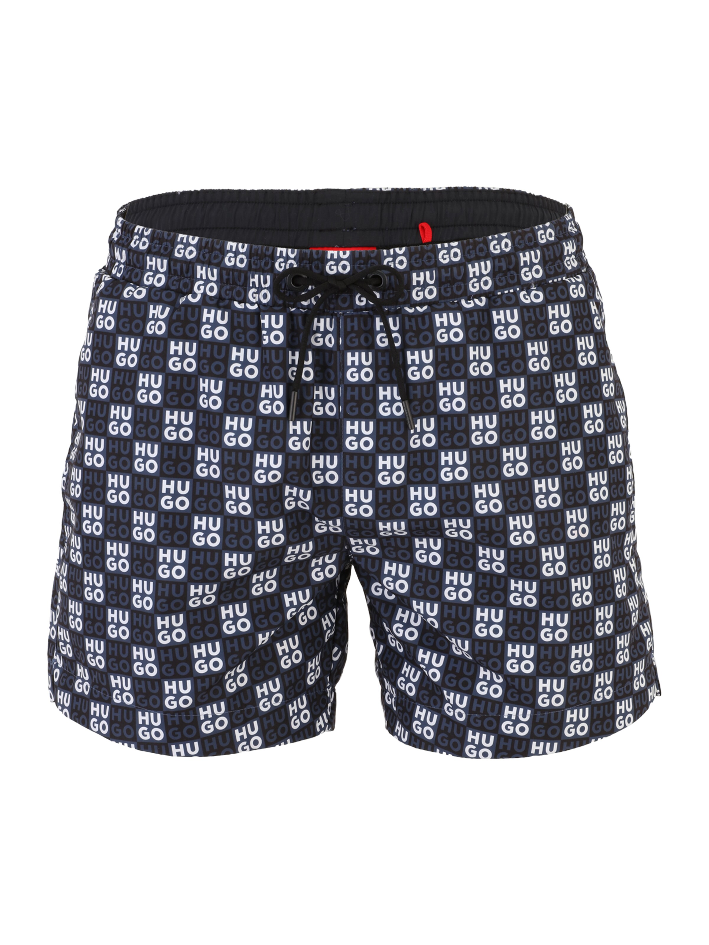 HUGO Ujumispüksid 'AARON' meresinine / must / valge, Tootevaade