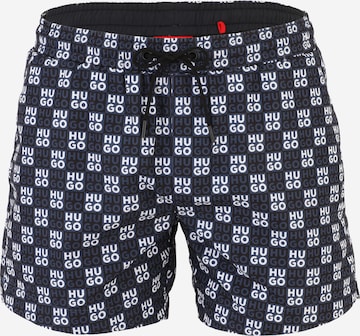 HUGO Плавательные шорты 'AARON' в Синий: спереди