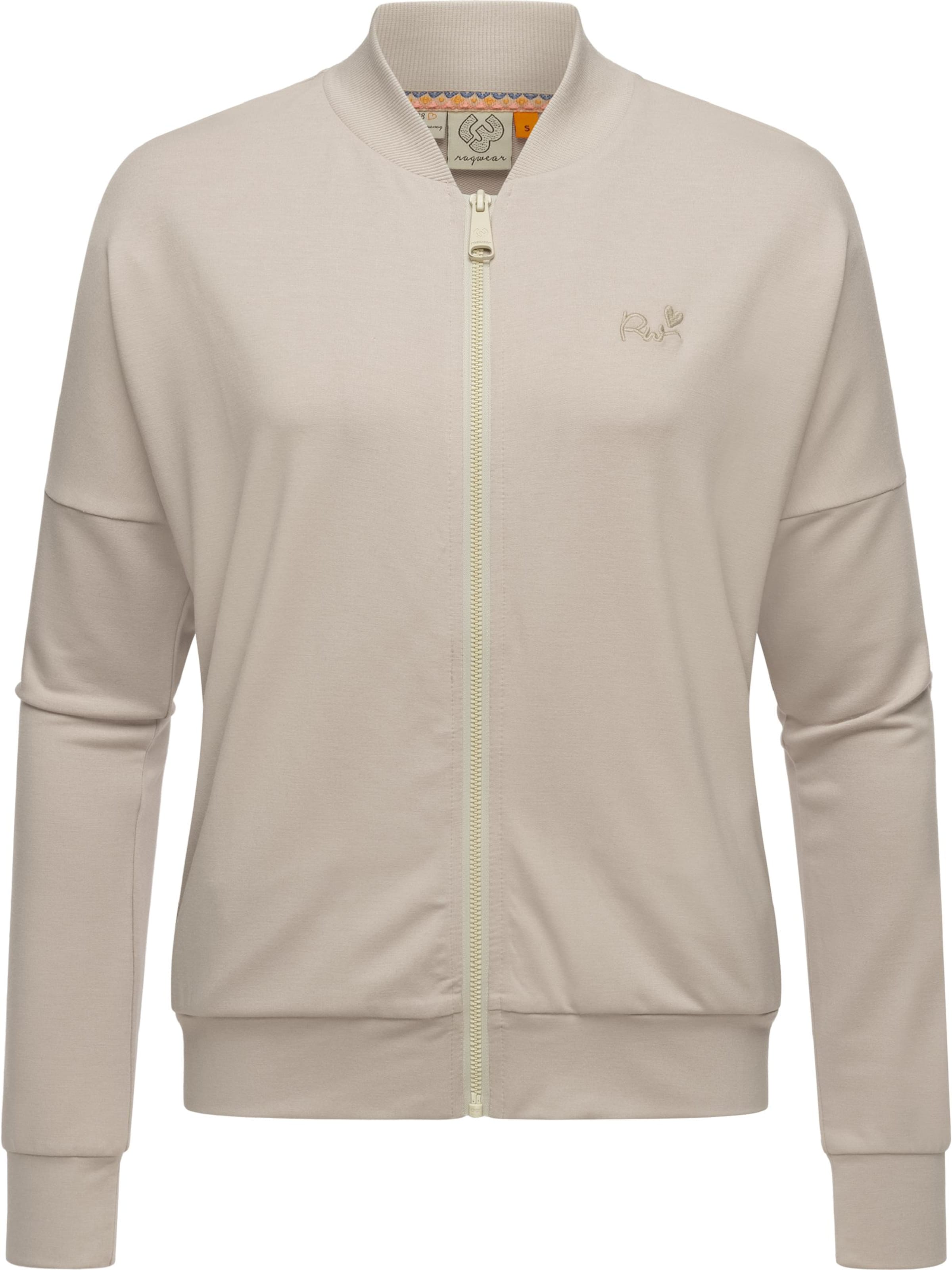 Ragwear Sweat jacket 'Doron' in Beige: front