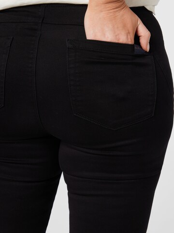 Skinny Jeggings 'ROYAL' ONLY Curve en noir