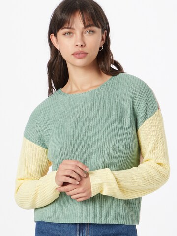 ONLY Пуловер 'NICCI' в зелено: отпред