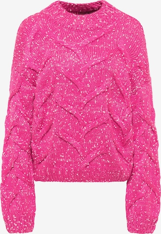 Pull-over IZIA en rose : devant